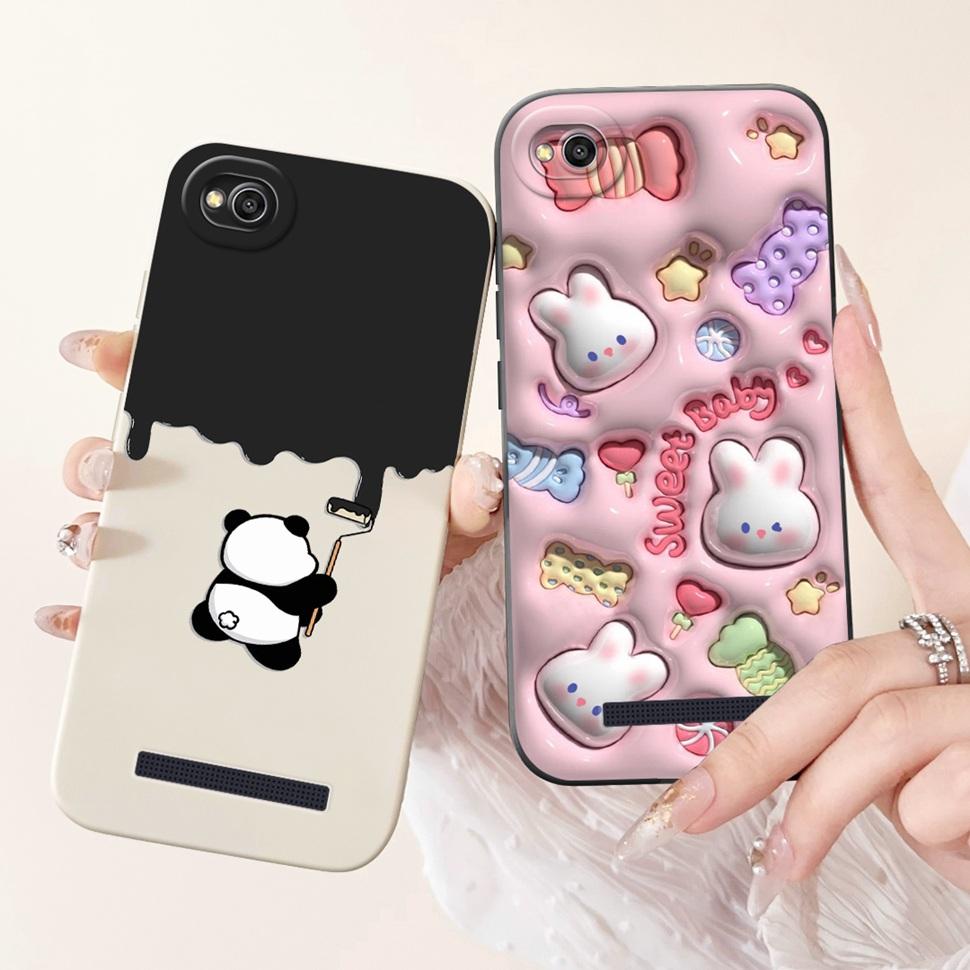 Cute Cartoon Cover For Xiaomi Redmi 4A Phone Case For Xiaomi Redmi 4A 5A 6A Redmi4A Redmi5A ShockProof Back Cover Funda