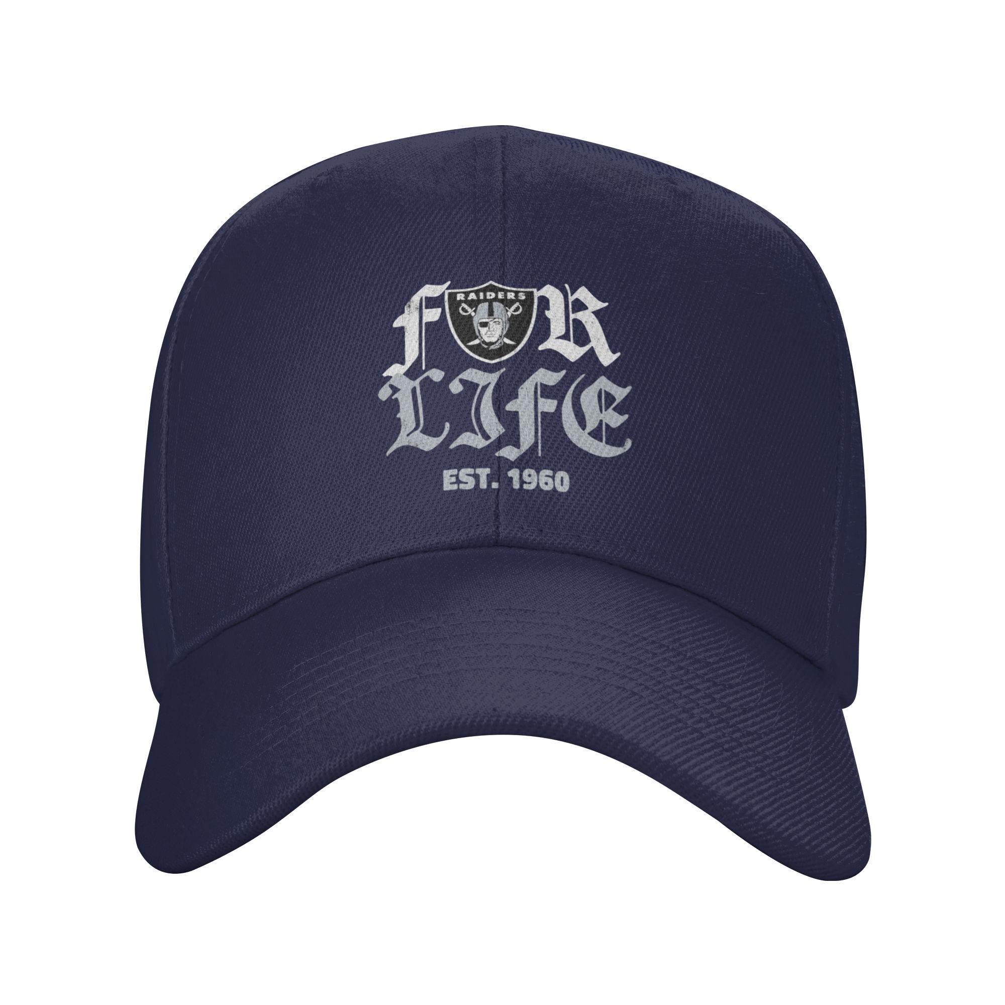 

Unisex Baseball Hats Raiders are for Life Outdoor Streetwear Summer Sports Baseball Caps Hip Hop Cap Casquette Hats One Size