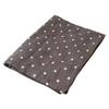 Coffee Scarf with Light Polka Dots - 180x90 , Cotton and Polyester