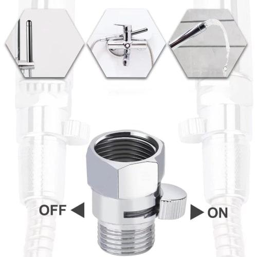 Shower Douche Enema Kit with Hook up- 3 Heads Shower Douche Cleansing System,Regulator and 59inch Hose