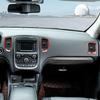 Center Console Air Condition Vent Cover Trim for Dodge Durango 2011+ Red Carbon