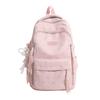 Carino Zaino Scolastico con Stampa All-over di Fiocchi con Tasche Frontali Multiple con Zip Spallacci Regolabili Zaini Casual da Giorno per Ragazze