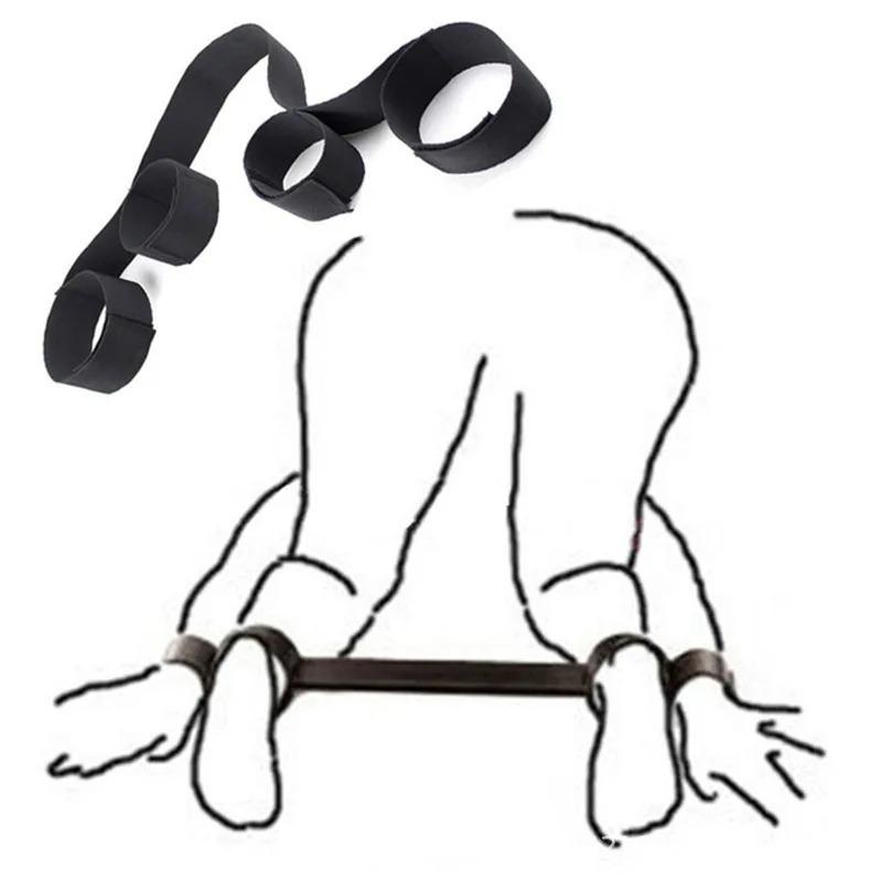 Bondage Sex Toys Handcuff Ankle Cuffs Bed Games Sets Couple SM Slave Leg Split Erotic Adult Toys Kits 18+ Sex Product Shop
