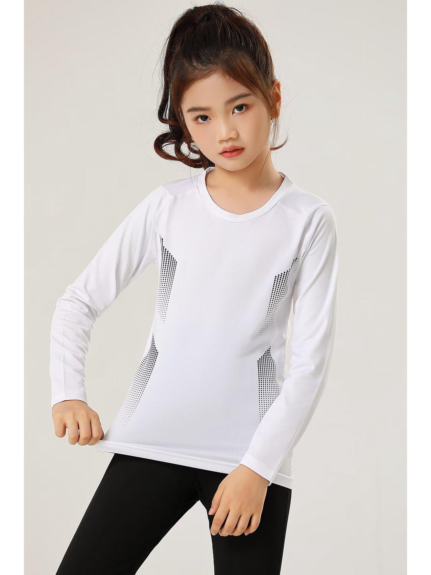 

Быстросохнущее боди для малышей и спортивный костюм для взрослых – Йога, Баскетбол, Футбол, Фитнес-наряд Size 24 белый