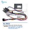 Car Radio Cable RNC2 Wire Harness Adapter with CAN Bus Decoder for Renault Modus Trafic Laguna Master Scenic Kangoo Clio Megane2