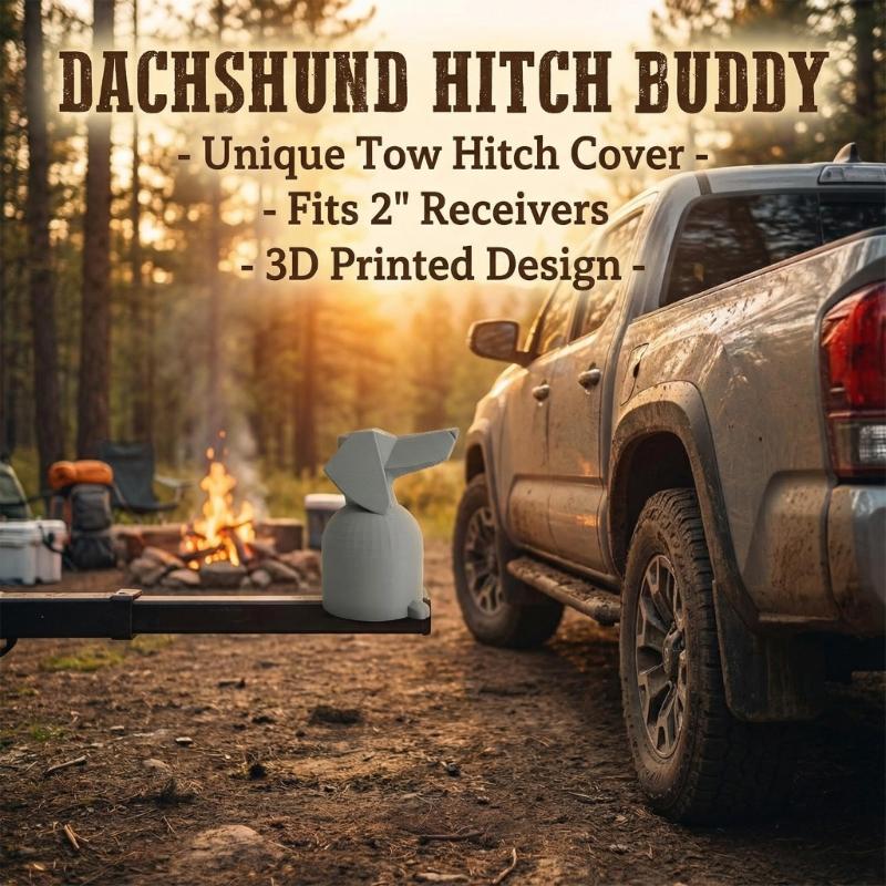 Dog Head Trailer Hitch Cover Quick Installation Trailer Coupling Cover Caps Protector For Auto Accessories