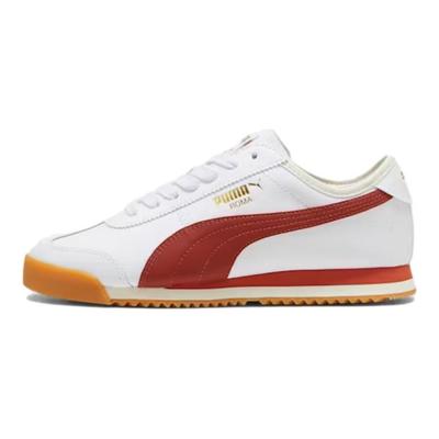 Roma 68 Revival Trendy Sports Non-Slip Wear-Resistant Low-Top Casual Running Shoes Unisex Sneakers White 398634-05