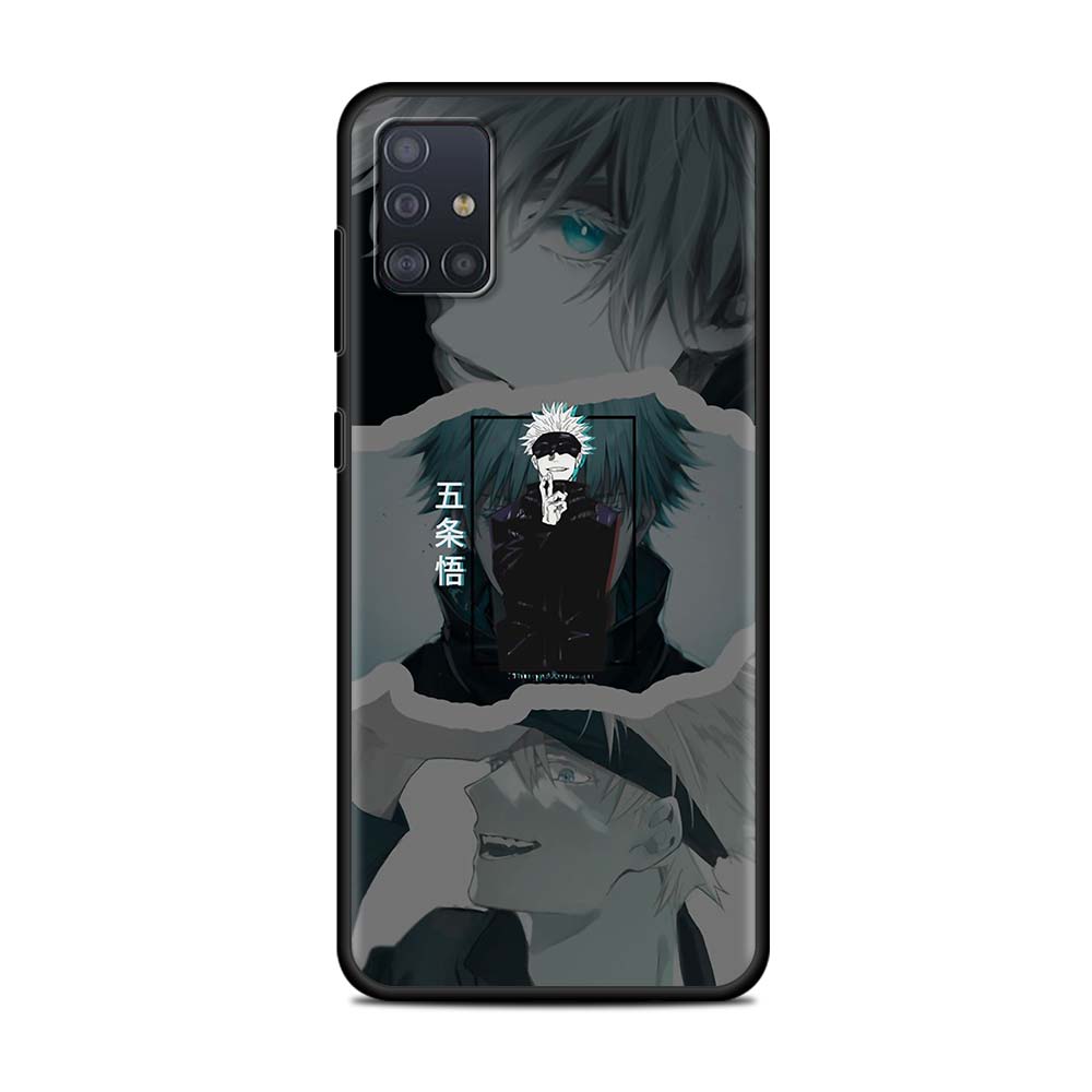 

Чехол для телефона с изображением аниме дзюдзюцу кайсен для Samsung Galaxy A51 A52 A71 A72 A32 A22 A42 5G A91 A31 A41 A21s A02s, черный мягкий чехол Samsung A52 5G(4G)