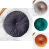 Cozy Round Pumpkin Back Seat Chair Cushion With Soft Velvet Touch And Durable Design