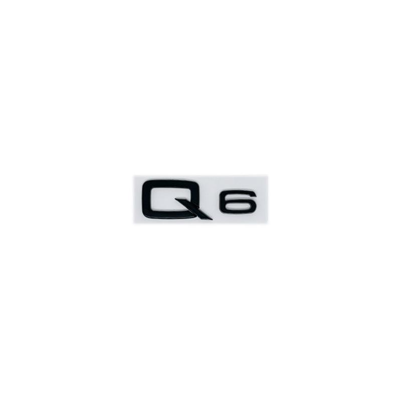 3D Black/Silver ABS Emblem for Audi Q2/Q3/Q4/Q5/Q6/Q7/Q8 - Numbers & Letters Fender/Trunk/Rear Logo Sticker
