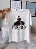 WZM1021332Creative Printing Plus Size Unisexs Tshirt Summer Casual Street Fashion Unisexs Joker Short Sleeve Tshirt
