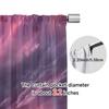 Set Of 2 Colorful Cloud Landscape Curtains Polyester Semi Translucent Drapes Sizes Made Machine Washable