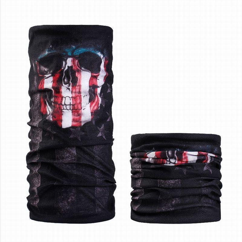 Reflective Skull Head Cover for Outdoor Riding