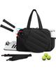 Portable Waterproof Tennis Pickleball Paddle Bag for Outdoor Sports, Adjustable Crossbody Shoulder Strap