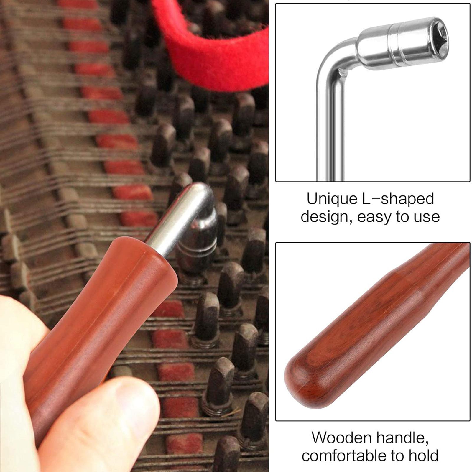 

Профессиональный набор для настройки фортепиано, тюнинговый ключ, молоток, темпераментная полоса, набор для отключения звука, крепежный набор для фортепиано «сделай сам»