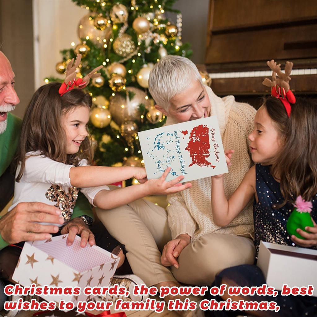 Creative 2024 Merry Christmas American Greeting Cards