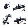 Adorable Cartoon Panda Bike Handlebars Accessory with Multiple Mounting Option Panda Handlebars Charm for Cycling Fun