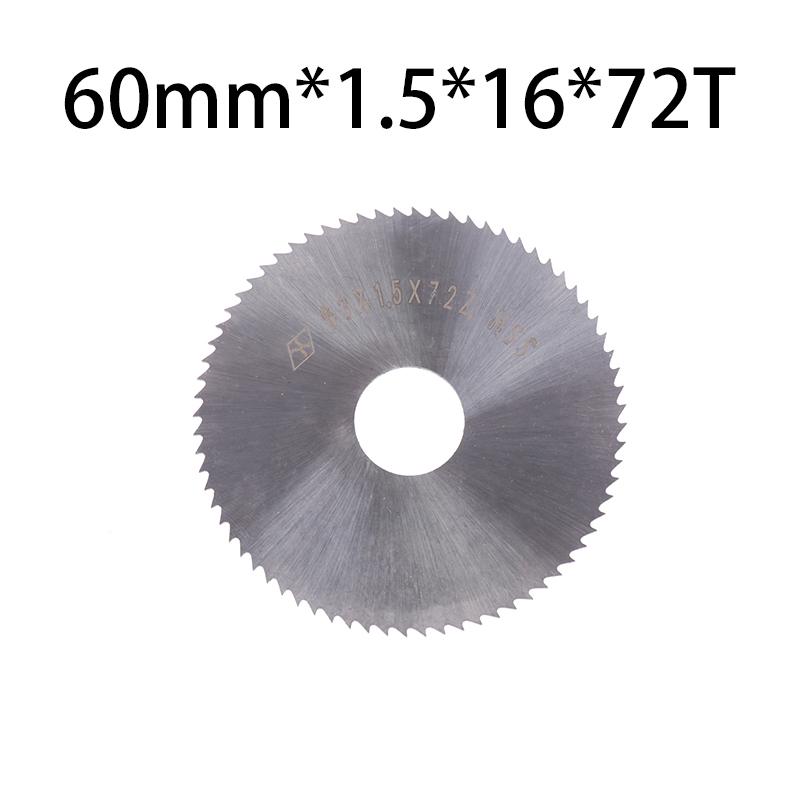 Lama per sega circolare da 63 mm W6542 HSS in acciaio per macchina da taglio CNC, utensile da taglio per metallo e acciaio