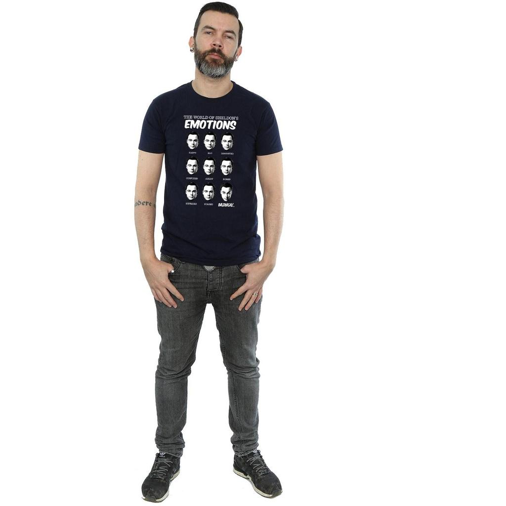 The Big Bang Theory Erkek Duyguları Sheldon Pamuklu Tişört