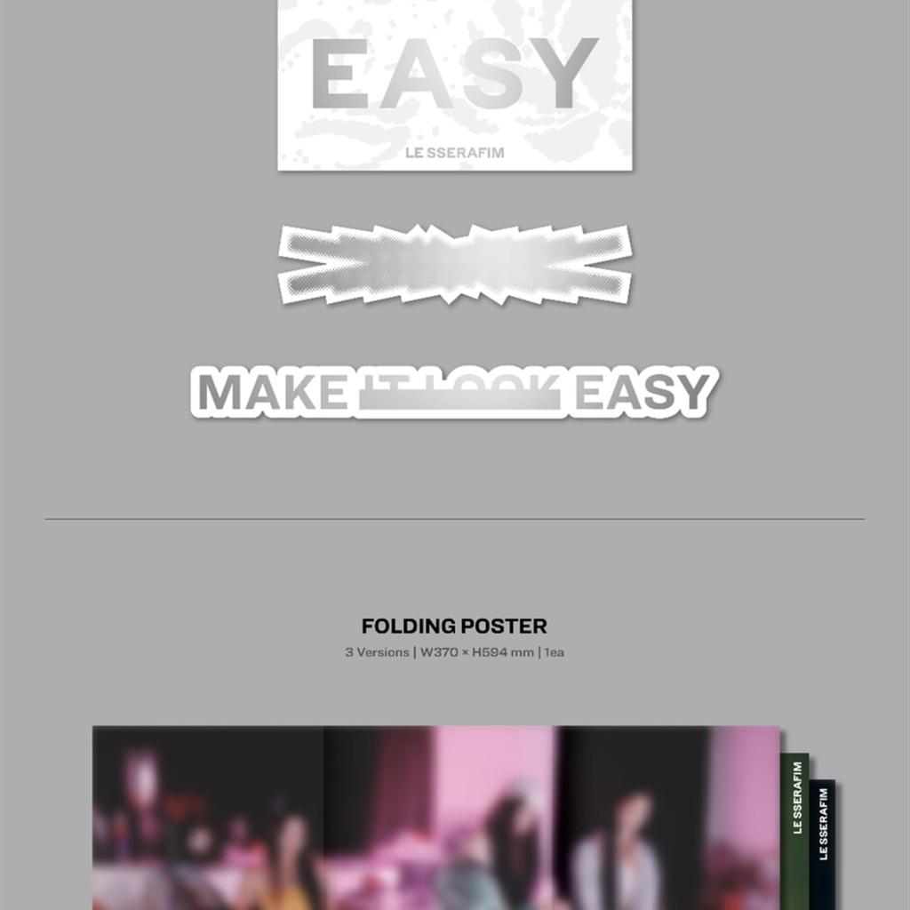 [Skladem] (Le Sserafim) 3. minialbum 'Easy'