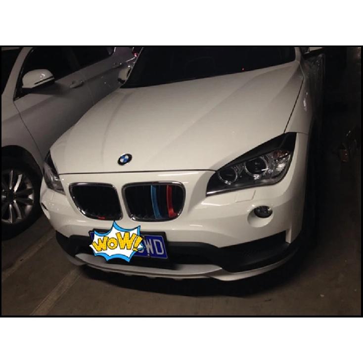 Pegatina Recorte Decorativa Cubierta Ceja Faros de Coche Parpado para BMW X1 28i 35i xDrive 2008-2012 E84 FRP negro mate