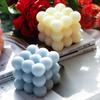 Supplies Plaster Clay Tools Soy Wax Silicone Mold Candle Mould Cube Soap Molds 3D Candle Mold