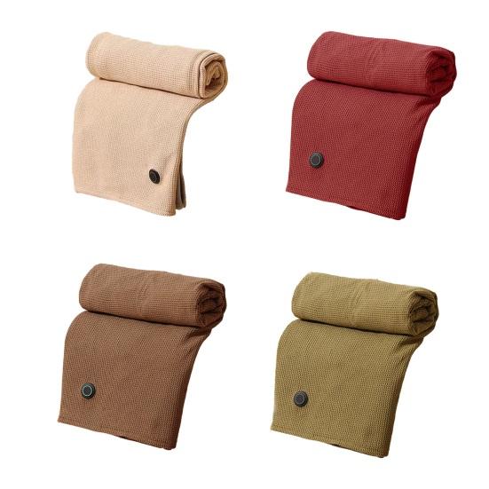 USB Powered Heating Shawl Cordless Electric Blanket Zippered Heating Scarf Winter Warm Wrap for Women Travel Office Home