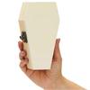Einzigartige Holz Holz Sarg Box mit Schloss Halloween Gotische Aufbewahrungsbox Sargform Süßigkeiten Aufbewahrungsbox Schmuck Süßigkeiten Aufbewahrung