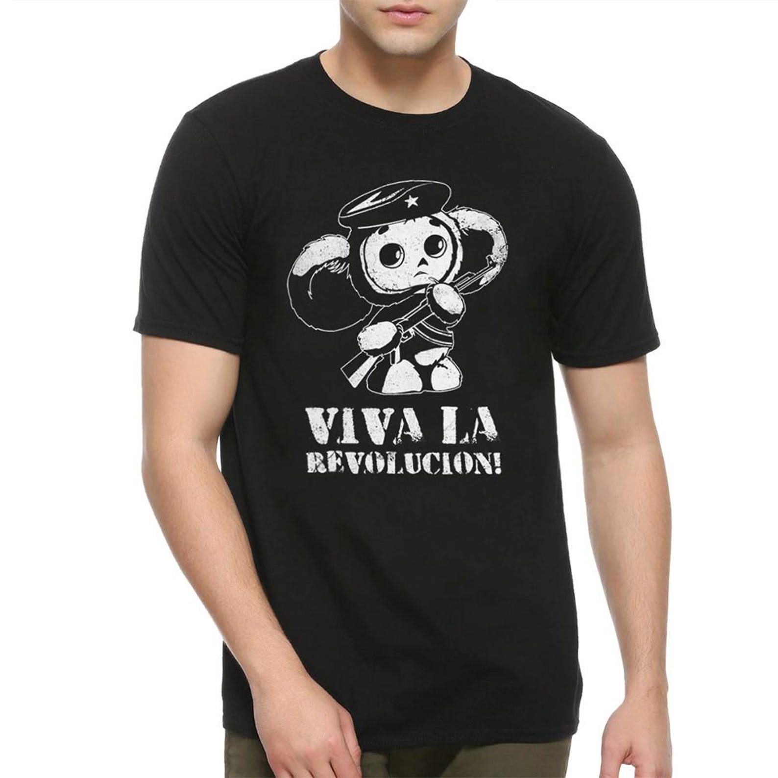 Cheburashka Che Guevara Viva La Revolucion T-Shirt, Men s and Women s Sizes (CHE-966111) M