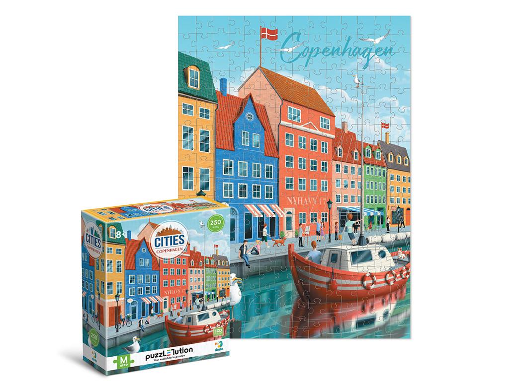 Puzzle "Miasto Kopenhaga", Ilość Elementów , Dodo, 300645