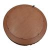 Handmade Wooden Frame Round Wall-Mounted ,Mirror for Bathroom,Living Room,Wall Basin,Study Room,Office,Brown
