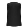 Women's Fashionable Sleeveless Solid Color V Neck  Casual Loose Vest Top