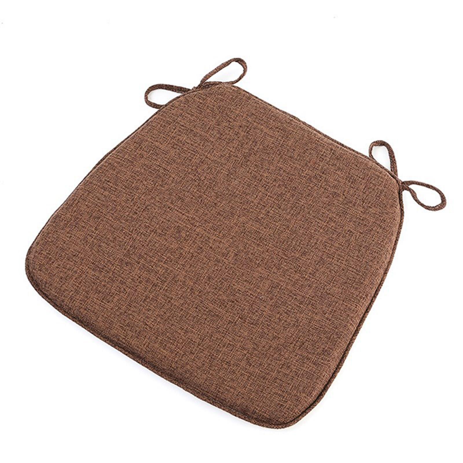 Chair Cushions, Memory Foam Chair Pads, Kitchen Chair Cushions Set Of 1, - Backing & Fixed Straps, Chair Cushions For Dining Room, Chair, Study Room