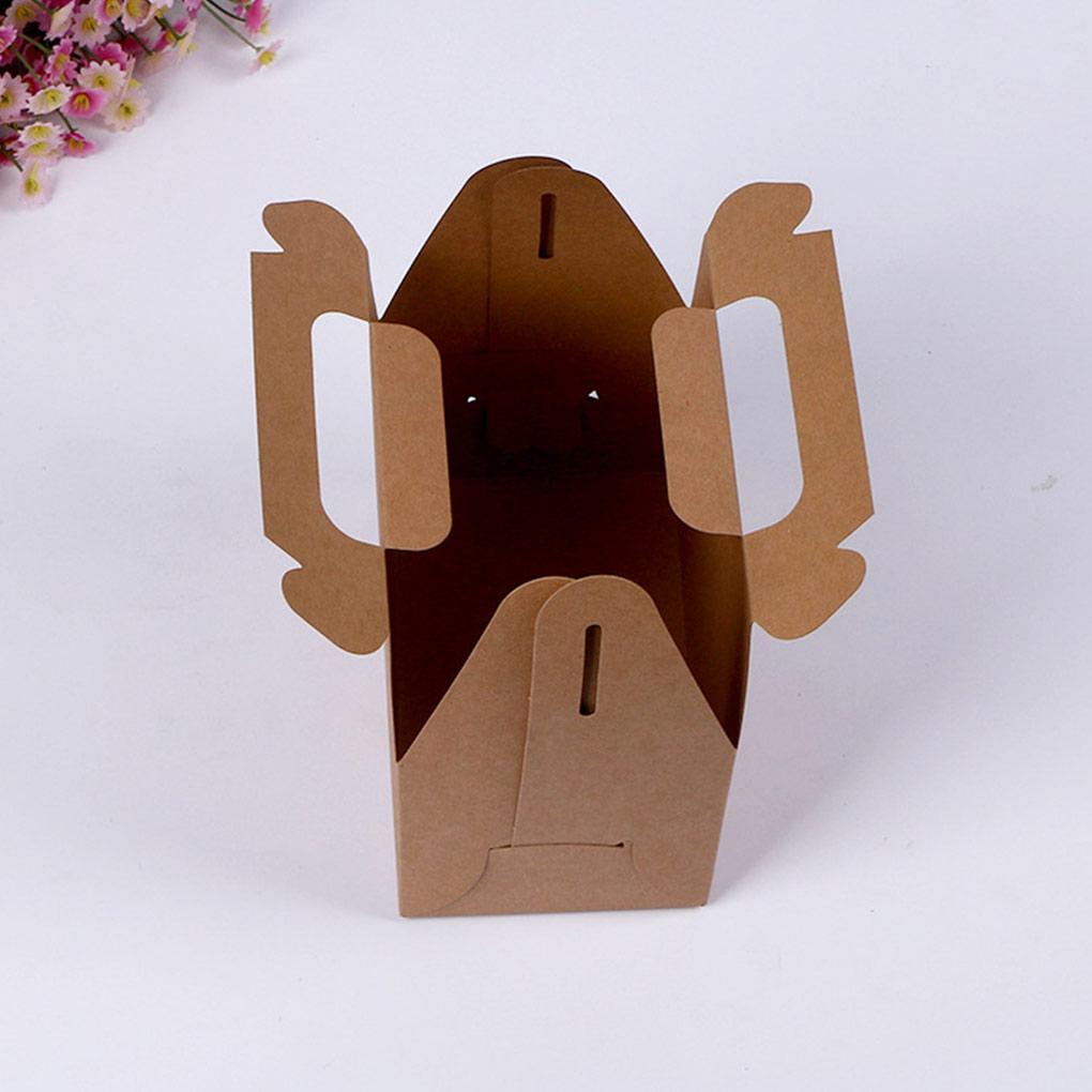 Cake Storage Box with Handles Party Boxes Food Snacks Gifts Packaging Case Egg Tart for Home Restaurant Bakery