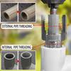 1pc Integrated Internal External Pipe Threading Tool Electric Drill Compatible PVC Pipe Threader Kit Pipe Thread Cutting Tool