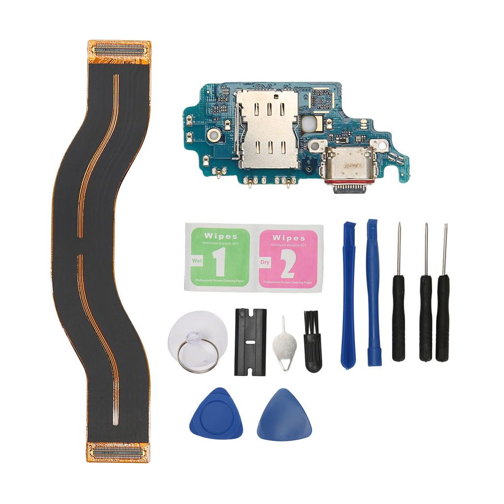 Charging Port Replacement for Galaxy S21 Ultra 5G G998B EU Version PCB USB C Dock Connector Flex Cable Repair Part with