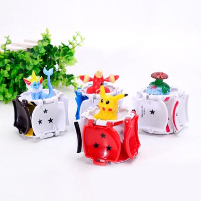 Cartoon Colorful Plastic Action Anime Figures Pokeball Pokemon Elves Balls Children Puzzle Toy Kid Gift Model
