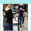 Fashion Women Ladies Casual Cotton Blend Pullover Long Sleeve Loose Tops Tee Blouse For Comfortable Everyday Wear