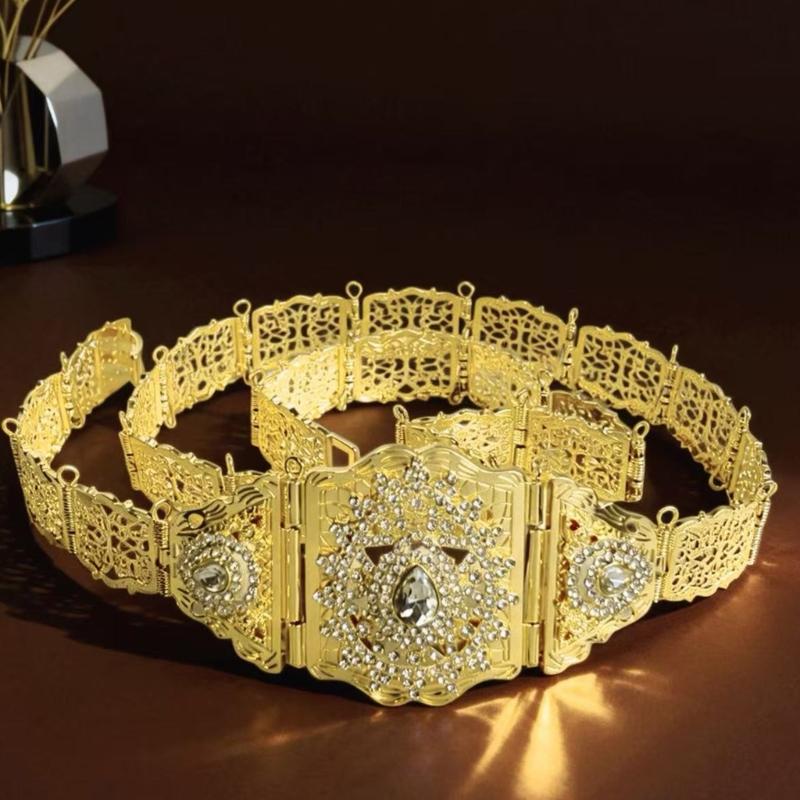 Marokkanische Stile Metallgürtel Für Damen Und Herren Verstellbarer Bund Mit Exotischem Design Modeaccessoire