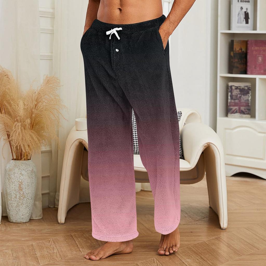 Herren Allover bedruckte Homewear-Hose Schlaf-Pyjamahose Lange Hose Pyjamahose
