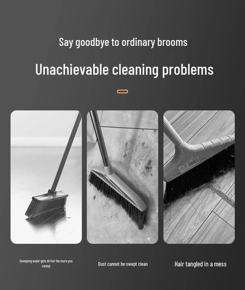 Magický silikonový mop s dvojím použitím: Čištění jedním tahem pro podlahy koupelen a toalet