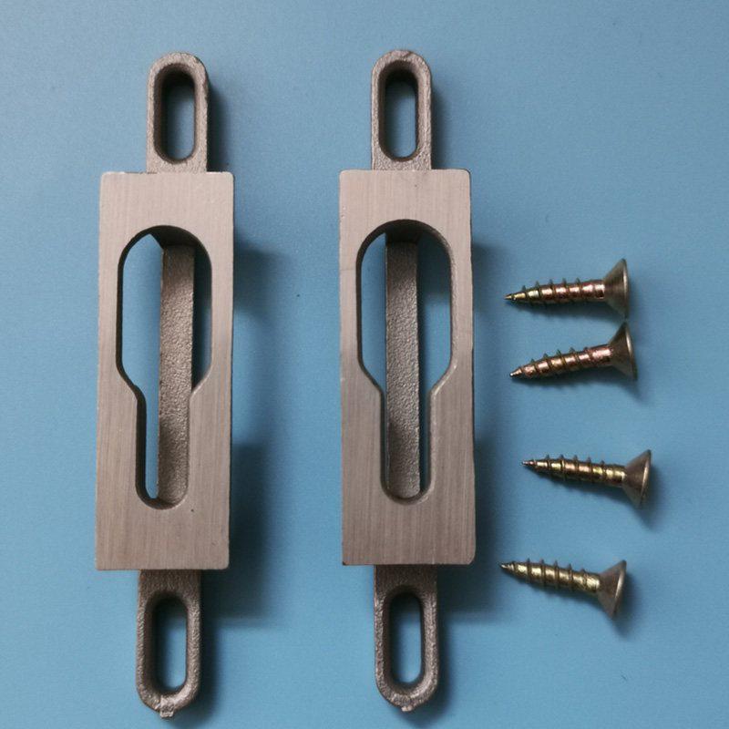 304 Stainless Steel Adjustable Lock Hook for Sliding Door & Window - Single/Double Lock Point Accessory