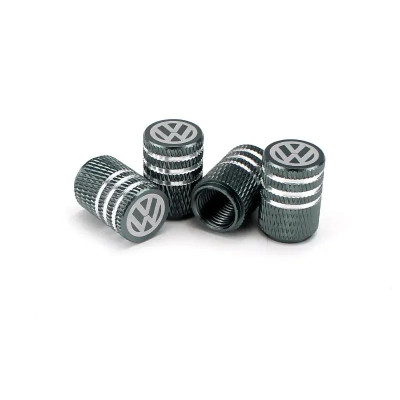 

2025 Hot 4pcs Car Logo Wheel Tire Stem Valve Caps Air Covers for Volkswagen Rline Golf GTI Bora Passat Jetta Beetle Tiguan Sciro
