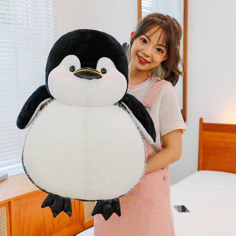 New Doll Cute Black and White Penguin Doll Plush Toy Cute Children's Doll
