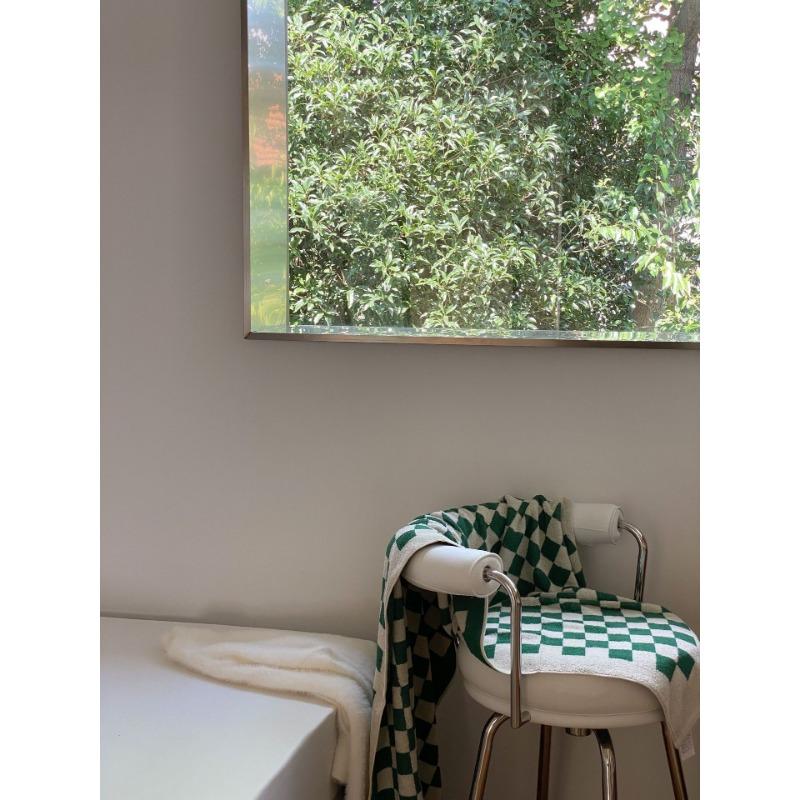 

Новое цветное клетчатое полотенце в стиле ретро с шахматной доской, длинное бархатное хлопковое полотенце для мытья лица, бытовое впитывающее полотенце для лица, банное полотенце в подарок 35 * 35