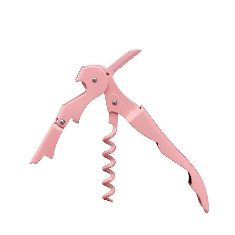 

Красочный винный штопор Pulltap для подарка или портативный открыватель или карманный штопор для кухонных аксессуаров дропшиппер розовый