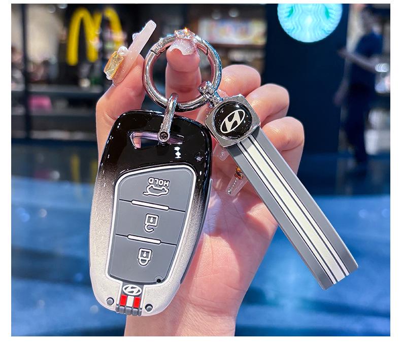 Hyundai Elantra/Tucson/Sportage Metal Key Case Protective Shell