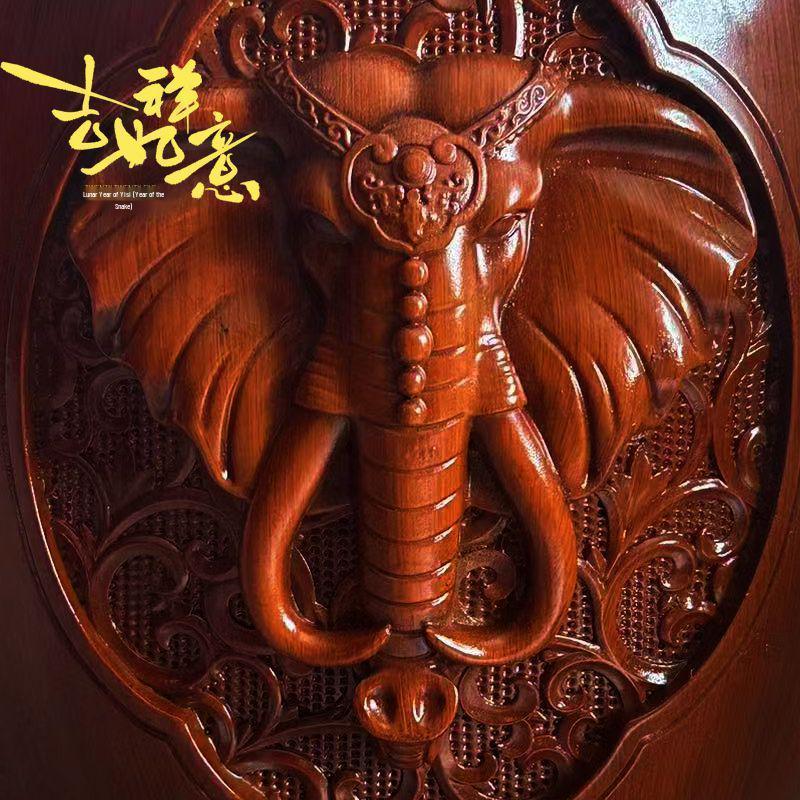 Dragon & Phoenix Auspicious Drum Stool: Handcrafted Chinese Ornament for Living Room, Office Gift, or Home Housewarming