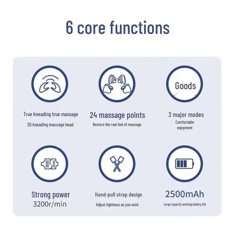 Disi 3D Kneading Neck and Shoulder Massager Pillow