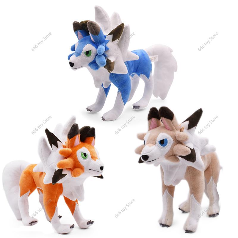 16 Styles Pokemon Plush Wartortle Charmander Manectric Lycanroc Greninja Steelix Lugia Shiny Zeraora Crocalor Stuffed Toys Gifts